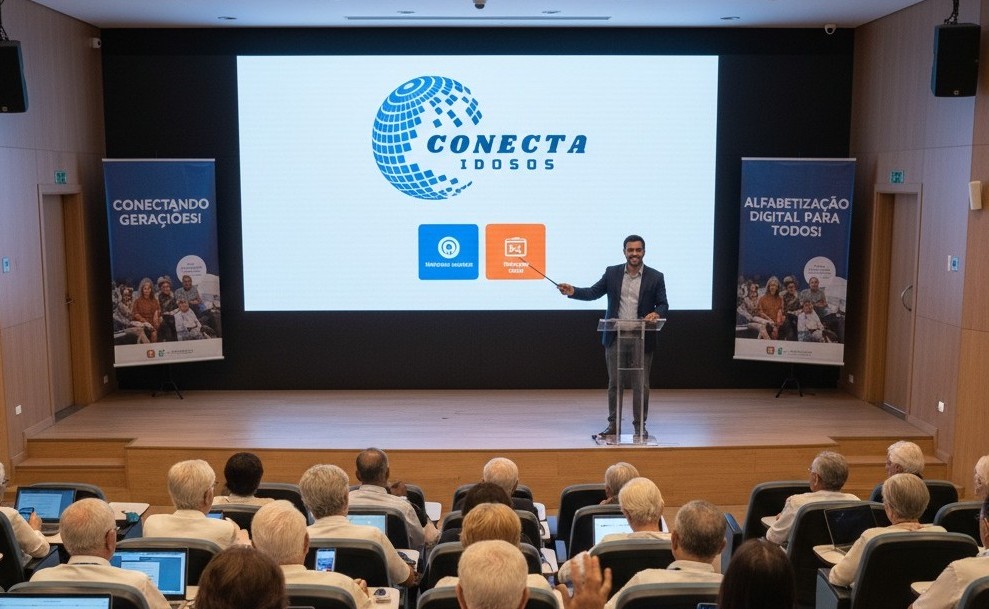 Banner Idosos Aprendendo Tecnologia
